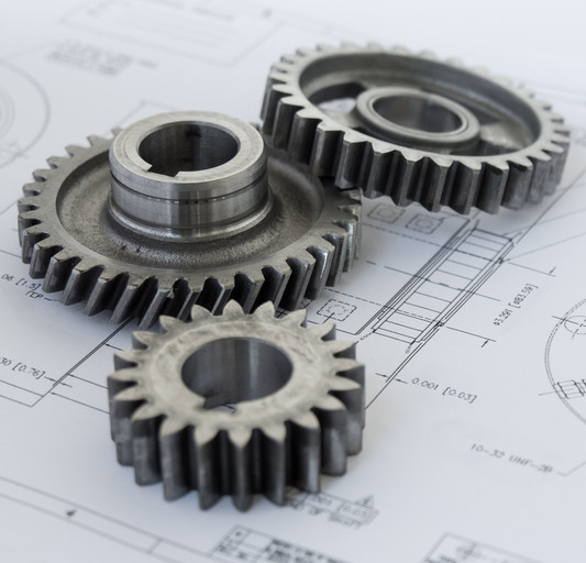 Three gears on a project